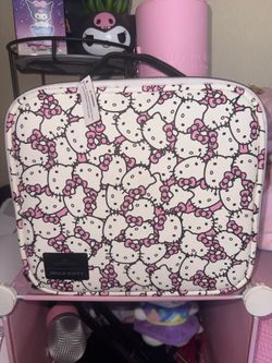 hello kitty storage box with acrilic powders