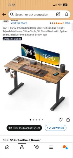 Standing desk