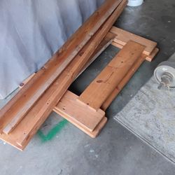 Kids Wooden Twin Size Bed With Mattress 