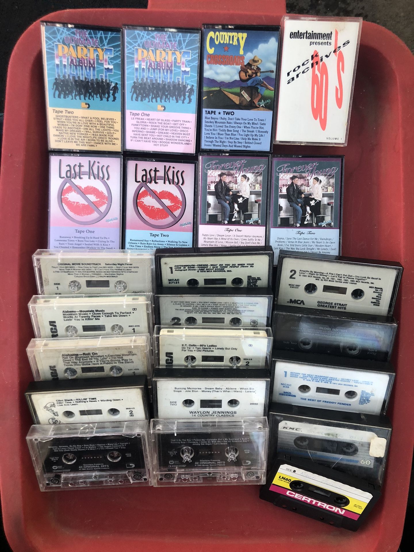 Cassette Tapes No Case