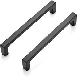 5" Ravinte Black Square & Solid Handles Cabinet (30 Pack) – Like New