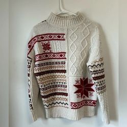 American Eagle Vintage  Mock Neck Knit Sweater
