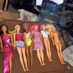 I Have All These Barbie Dolls Not New But Very Collectible $40 For All Firm
