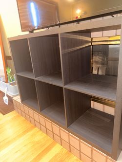 6-Cubby TV Stand / Storage Shelf