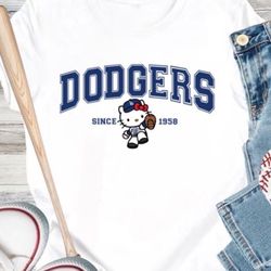 Hello Kitty Dodgers Shirt