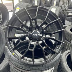 New Wheels 19" Matte Black TRD TR11 In Stock For Camry, WE FINANCE