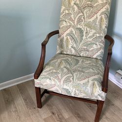 Antique 19th Century Mahogany Federal Style Lolling Chair “Martha Washington”