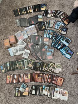 Large Lot Vintage Magic the Gathering Cards Boxes Books More