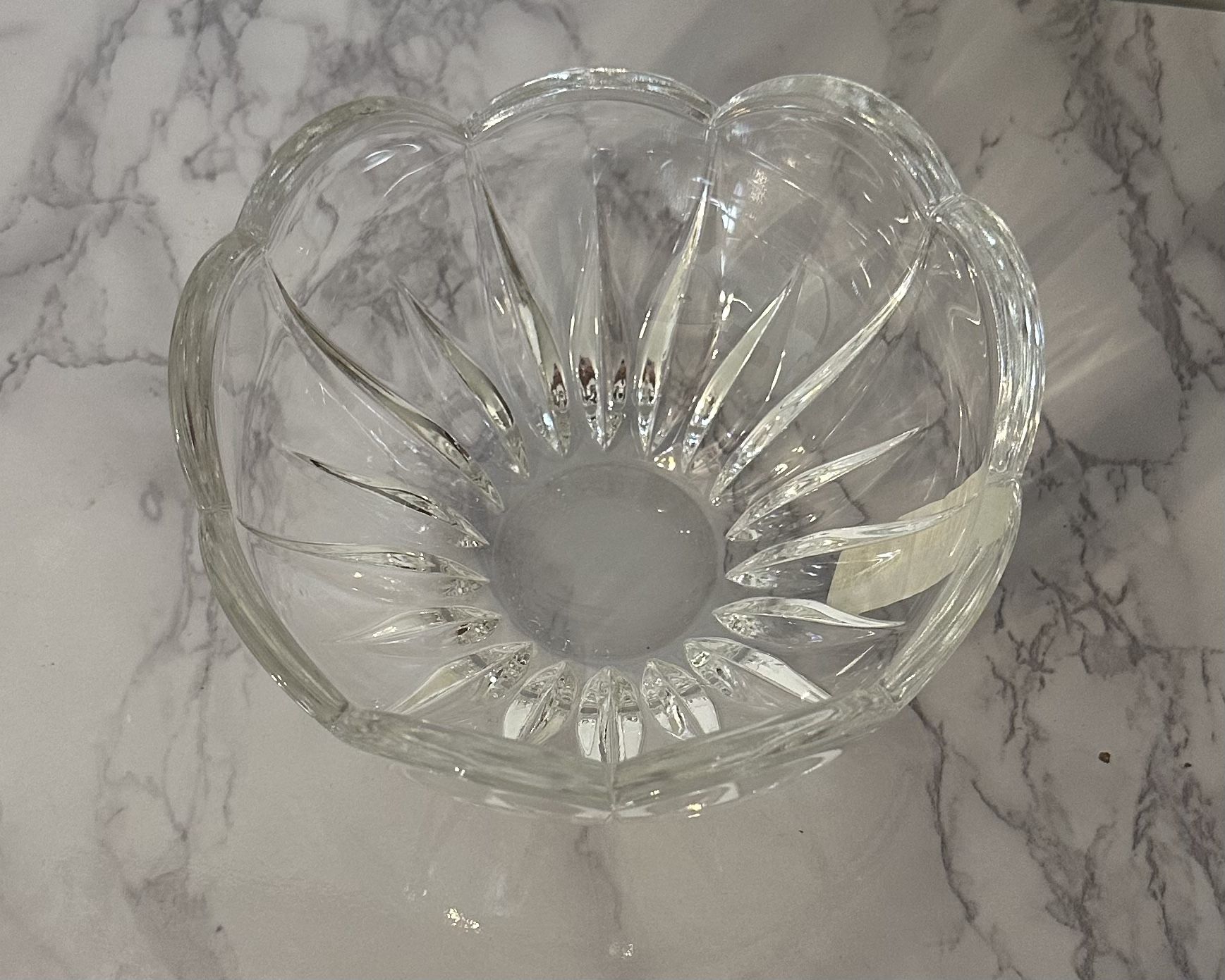 Mikasa New Crystal 6 Inch Bowl Icicles Candy Dish