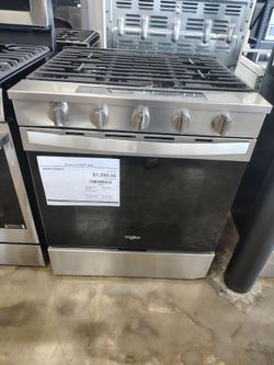 Whirlpool gas range