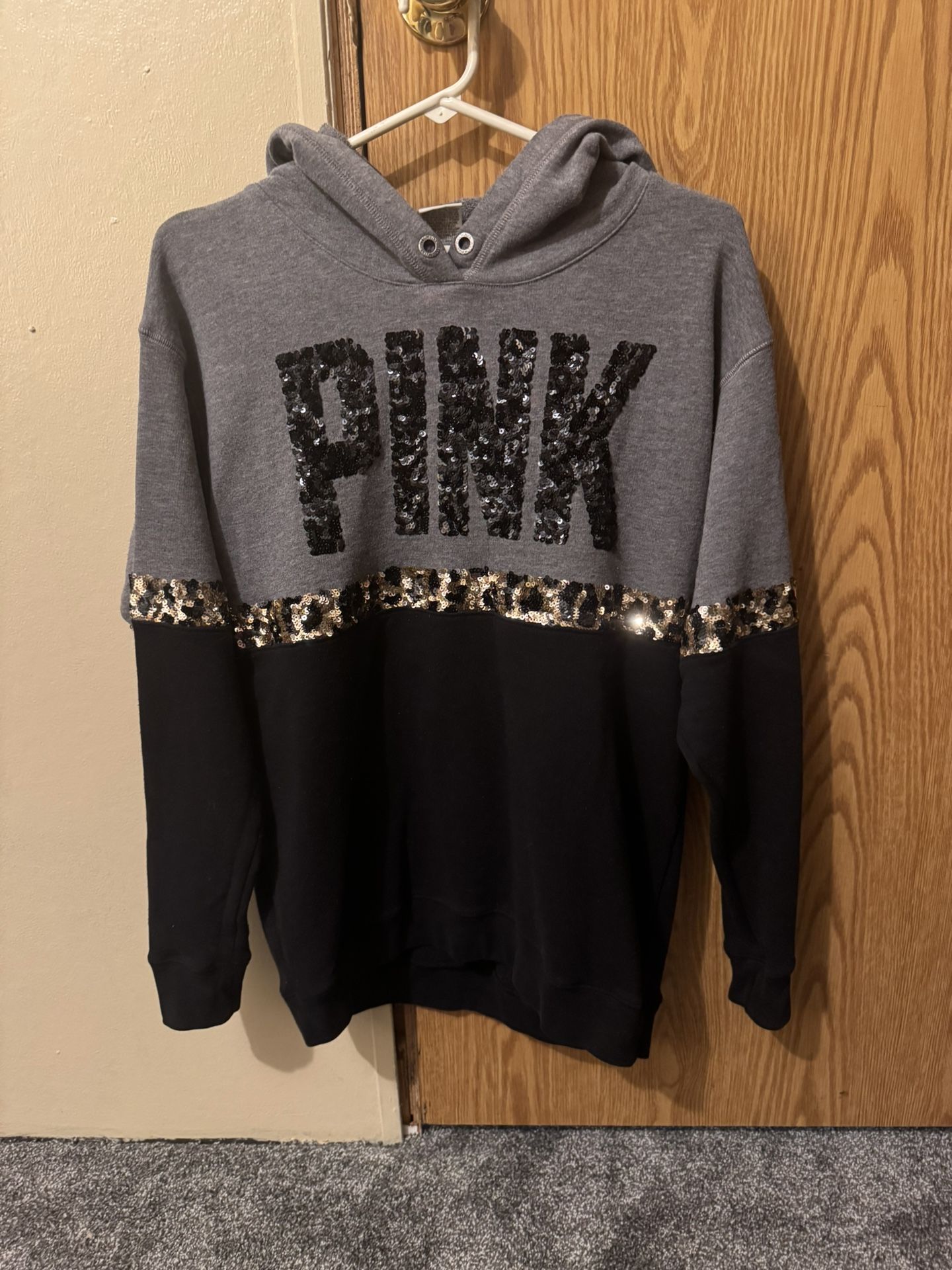 Pink  Cheetah Bling Hoodie
