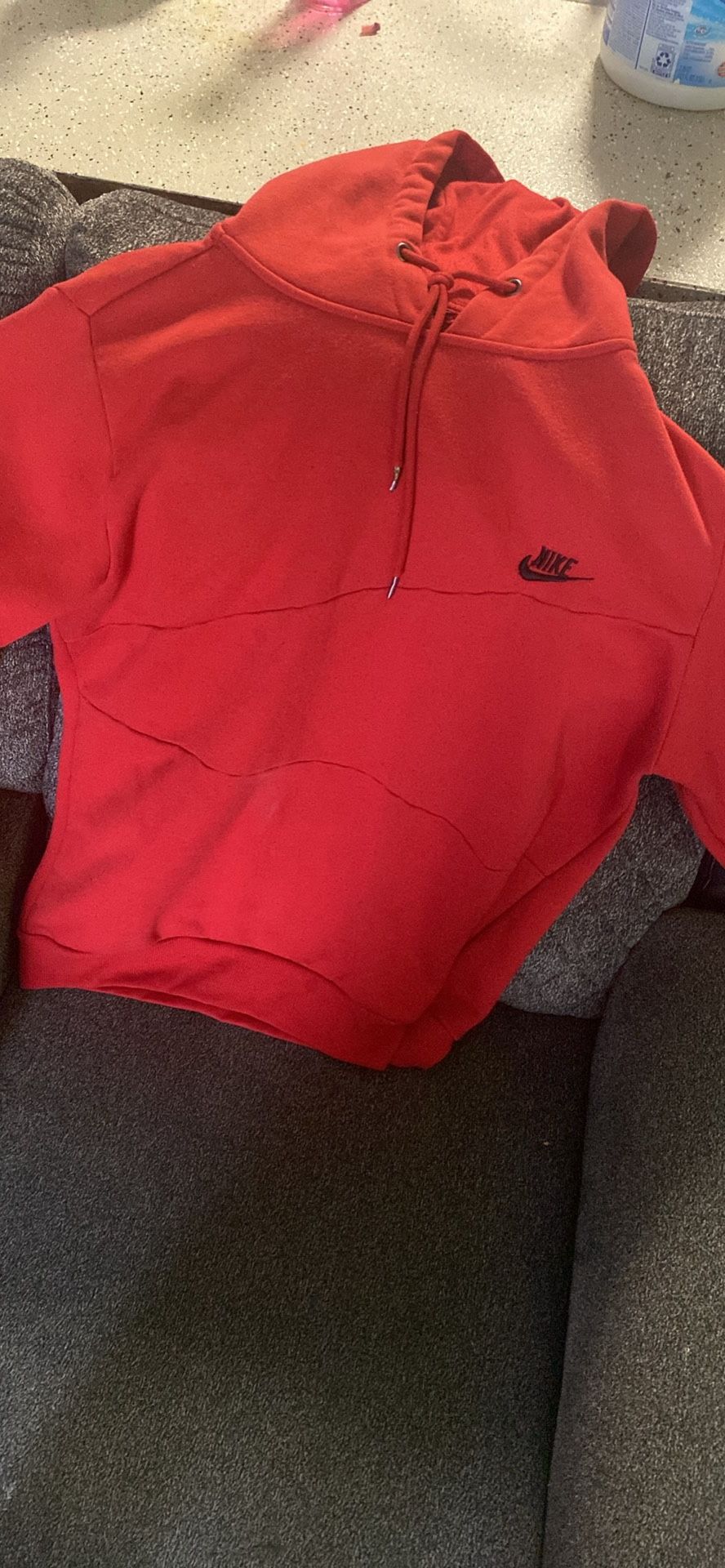 Red Nike Hoodie