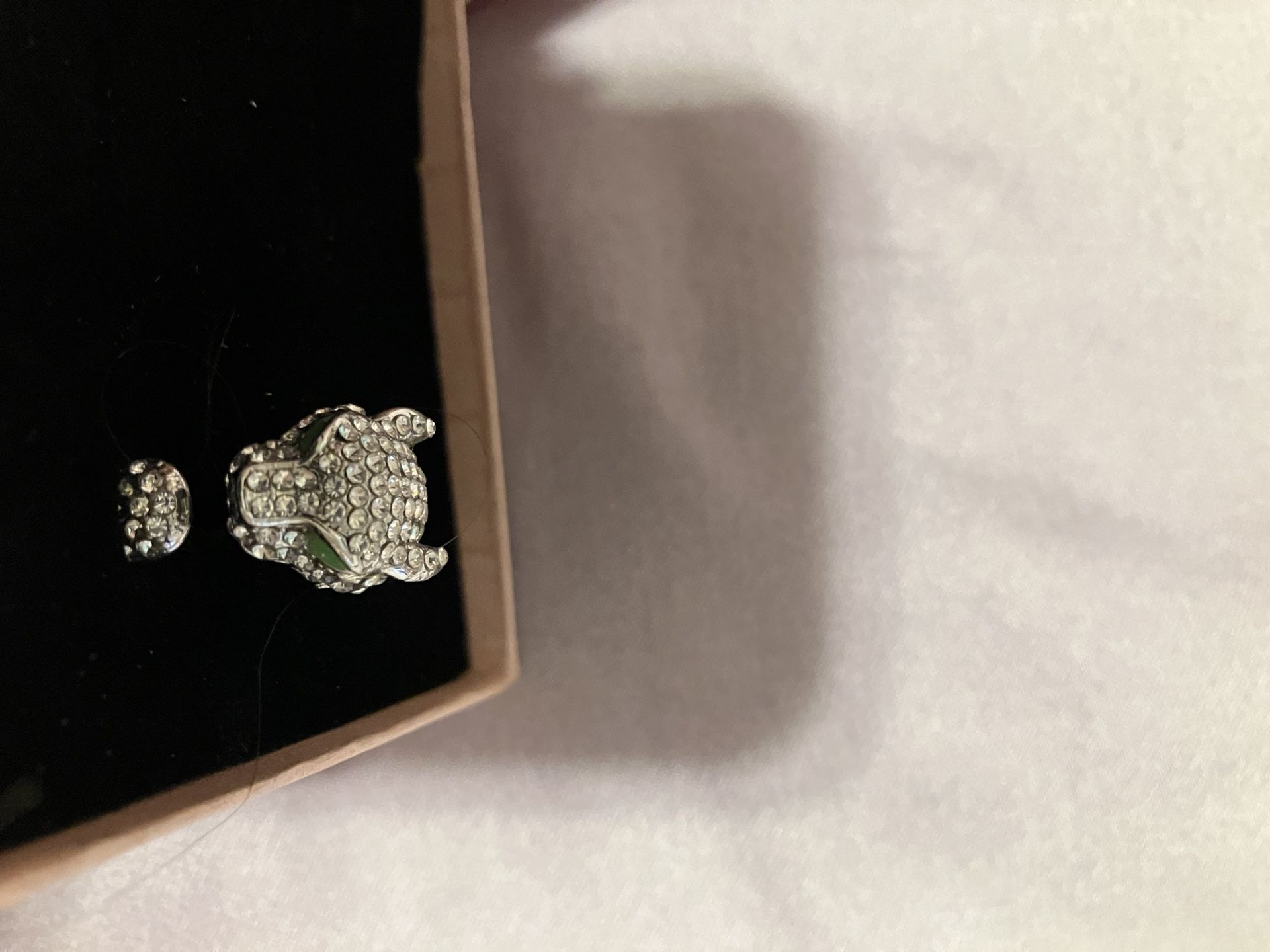 Leopard Rhinestone Ring