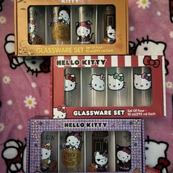 Hello Kitty Glassware Sets 