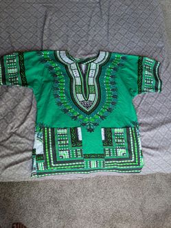 Men's Green Dashiki