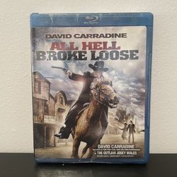 All Hell Broke Loose Blu Ray Movie NEW SEALED Western David Carradine 2009