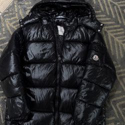 Moncler Maya black puffer jacket 