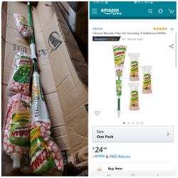 Libman Wonder Mop Kit Including 3 Additional Refills