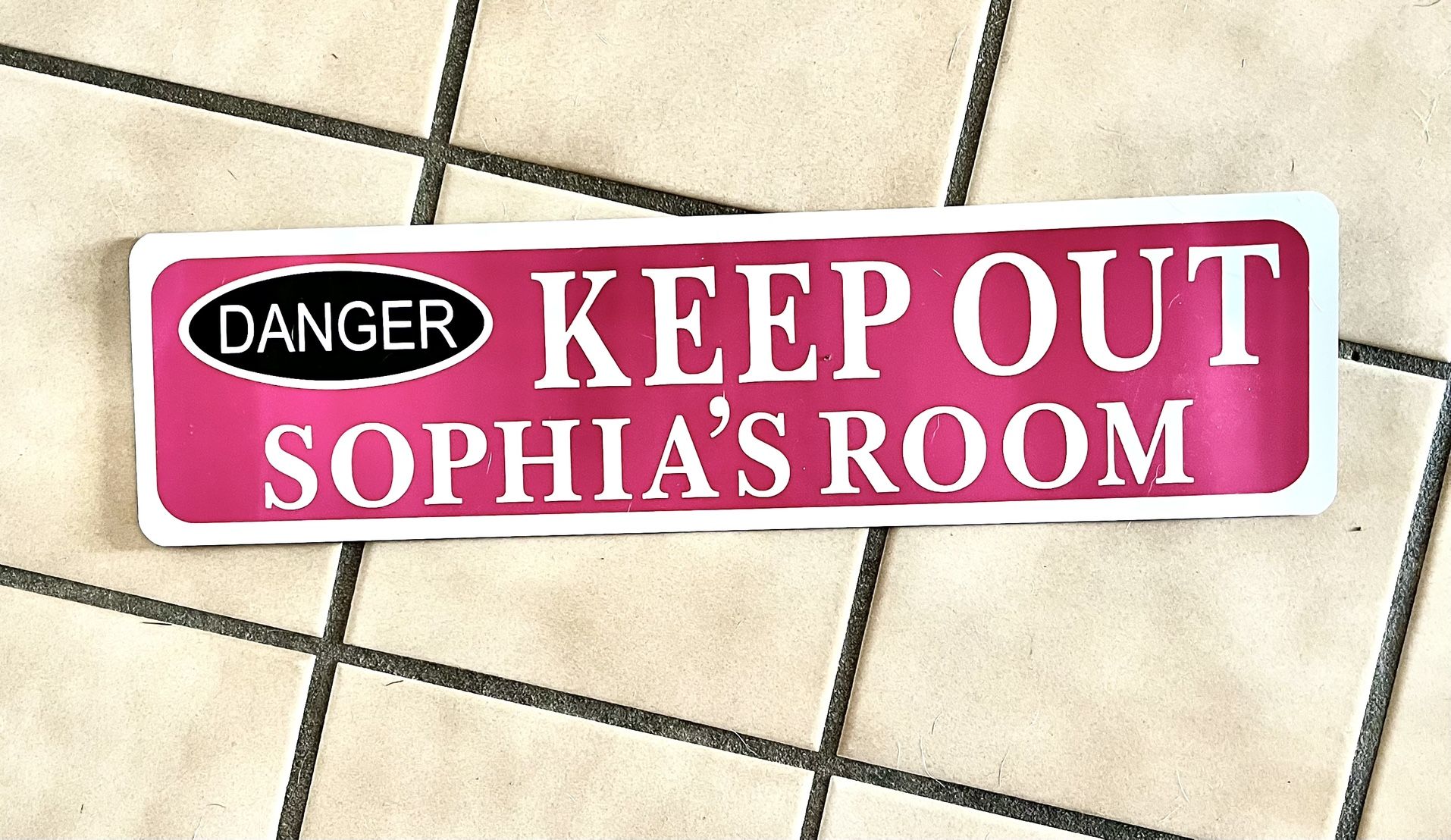 Sophia Metal Sign
