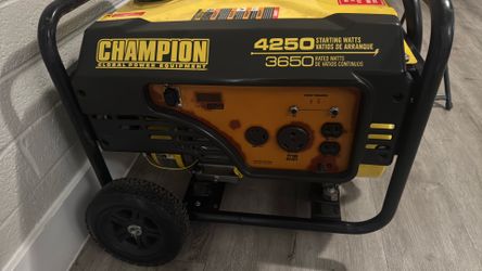 Champion 4250 starting watts