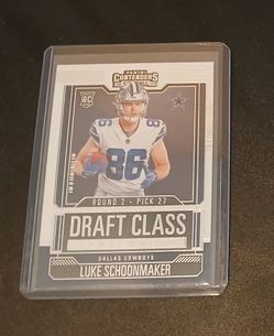 Luke Schoonmaker Rookie Card in a hard protectective case.  $5
