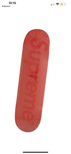 Supreme Tonal Box Logo Skateboard Deck (RED)