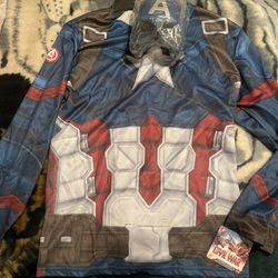 Adult captain America costume Halloween