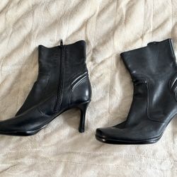 Nine West Black Boots 8.5 Mid Calf