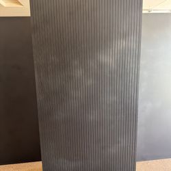 3 Wood Black Backdrop Panels