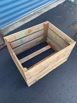 Wooden Fruit Crate 