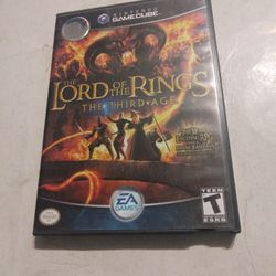 Nintendo GameCube Game The Lord Of The Ring The Third Age Use