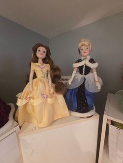 Disney princess porcelain dolls