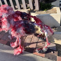 Halloween bloody poodle dogs