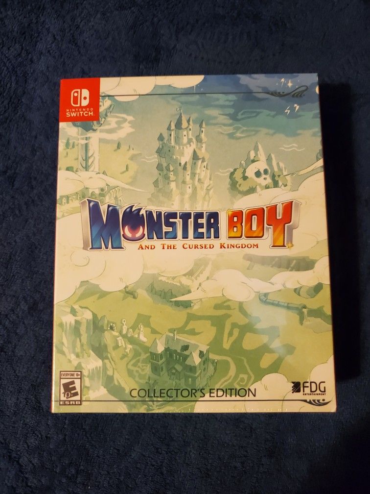 Monster Boy And The Cursed Kingdom Collectors Edition Nintendo Switch Limited Run Brand New Sealed
