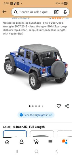 Bikini Top For Jeep