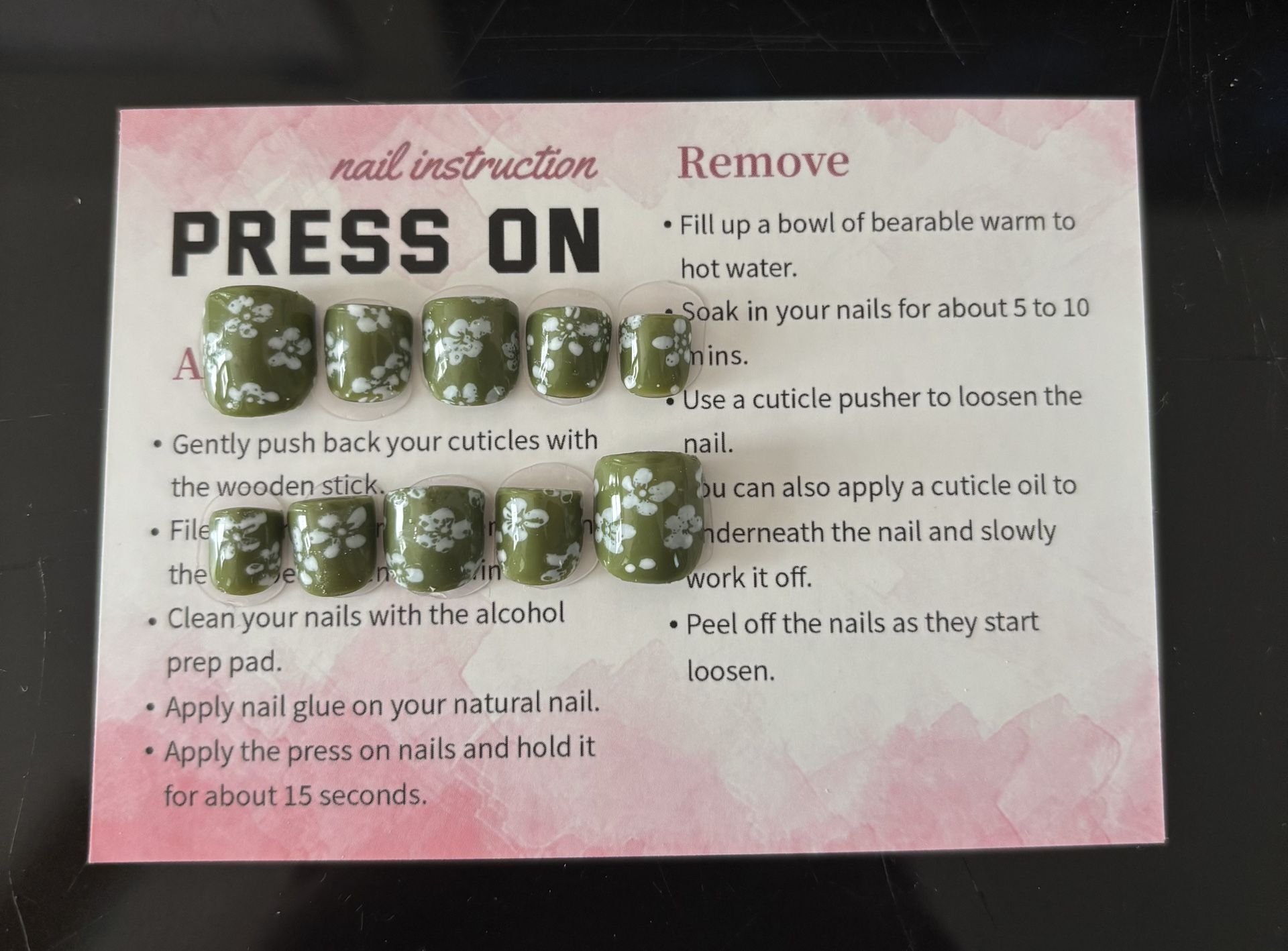 Custom acrylic Press On nails