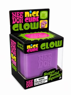 NeeDoh Purple Glow Cube – Free Shipping