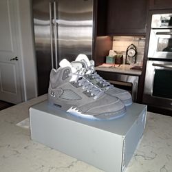 Jordan 5 Wolf Grey Sz 10 DS 