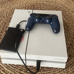 PS4 with 1 TB extended storage and new controller