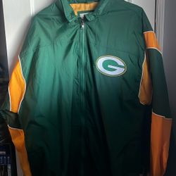 NFL Green Bay Packers Light Weight Full Zip Jacket