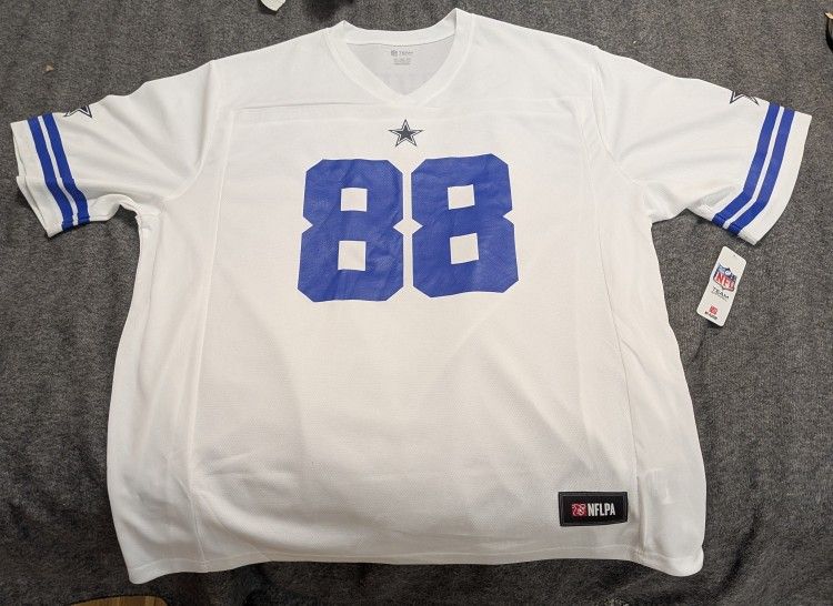 BNWT White Michael Irvin Dallas Cowboys Jersey (Printed) Authentic Team Apparel NFLPA 3XL