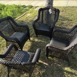 Patio Chair Set For Patio Chairs Patio Outdoor Furniture Set Brand New Outdoor Patio Chairs Brand New Built-in Cushions 🆕🚛🚚✈️
