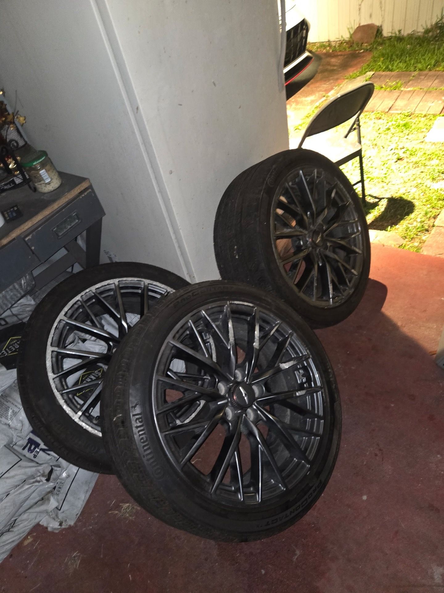 3 Genesis G80 wheels