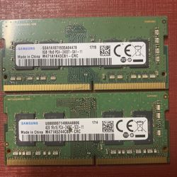 1Rx8 Pc4-2400-sa1-11,,, 8gb Ram (and) 4gb