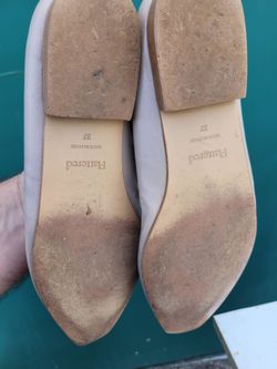 Used Flattered Bodi Ballet Flats Shoes Bow Tie Size 37 made in spain h &KDV