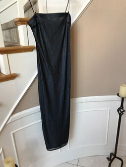Floor Length Dress – Blue size small