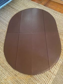 Oval folding table pad cover 58 x 40