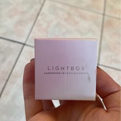 Lightbox lab grown diamond. Single earring.