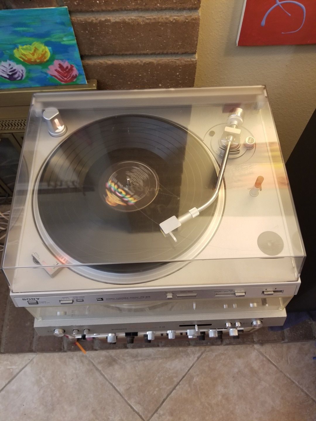 Sony PS-434 Direct Drive Turntable, All Original Sony, Serviced, Guaranteed, Minty!