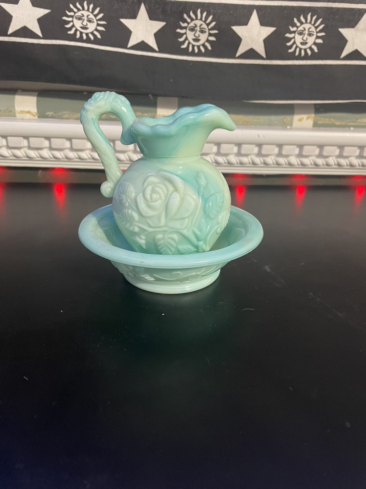Blue Tea Pot Set